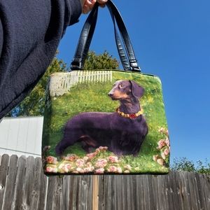 Vintage Dog Dachshund Bag